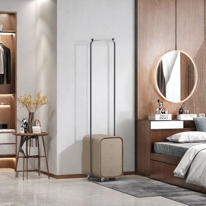 Elegant Coat Rack with Storage