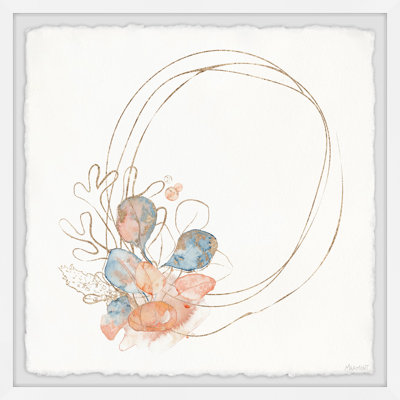 Coral and Seaweeds 1 Piece Single Picture Frame Painting
