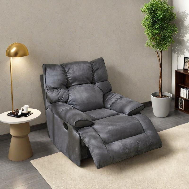 360° rotating ergonomic recliner, Gray