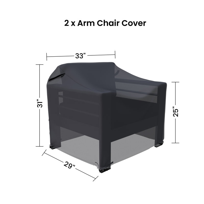Housses pour chaises d'extérieur en aluminium Caggino
