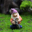 7 pièces de décoration gnome jardinage décoration père Noël décorations pvc artisanat fleurs nain
