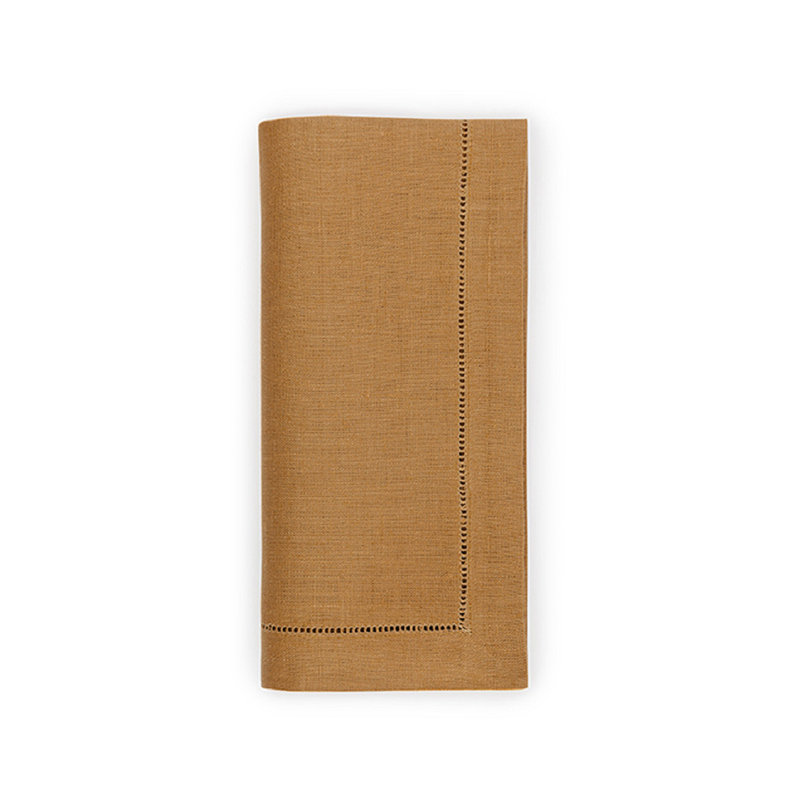 Festival Linen Square Napkins, Curry