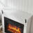 36" Freestanding Electric Fireplace With Mantel-121935705
