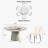  6 - Person Pedestal Dining Set