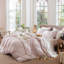Ensemble de housse de couette 100% coton lavé MooMee Gingham-117586342-121465077
