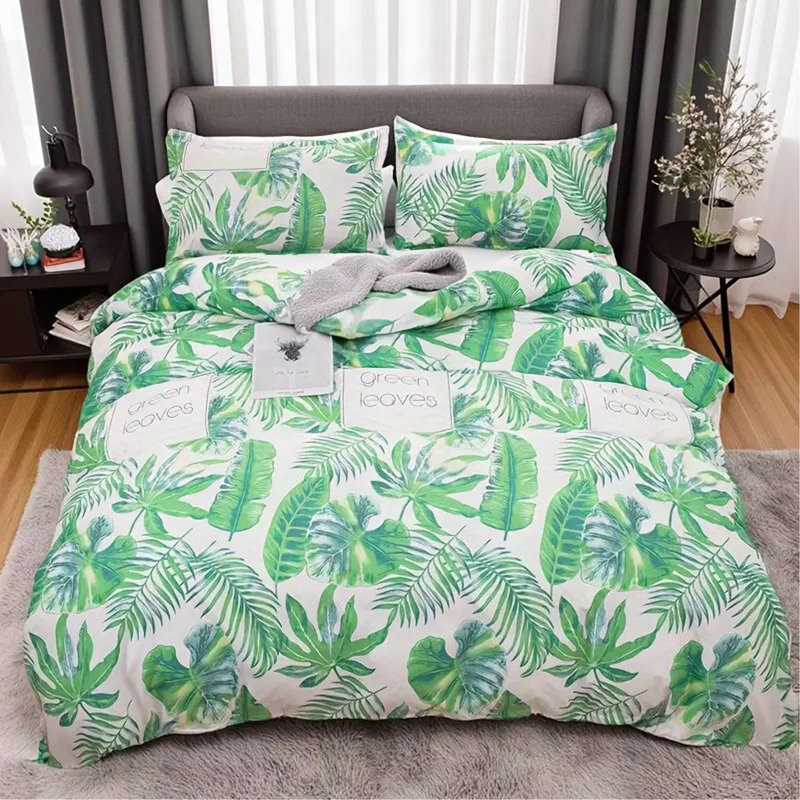 Ensemble de 3 pièces Spring, Courtepointe grand + 2 couvre-oreillers standard