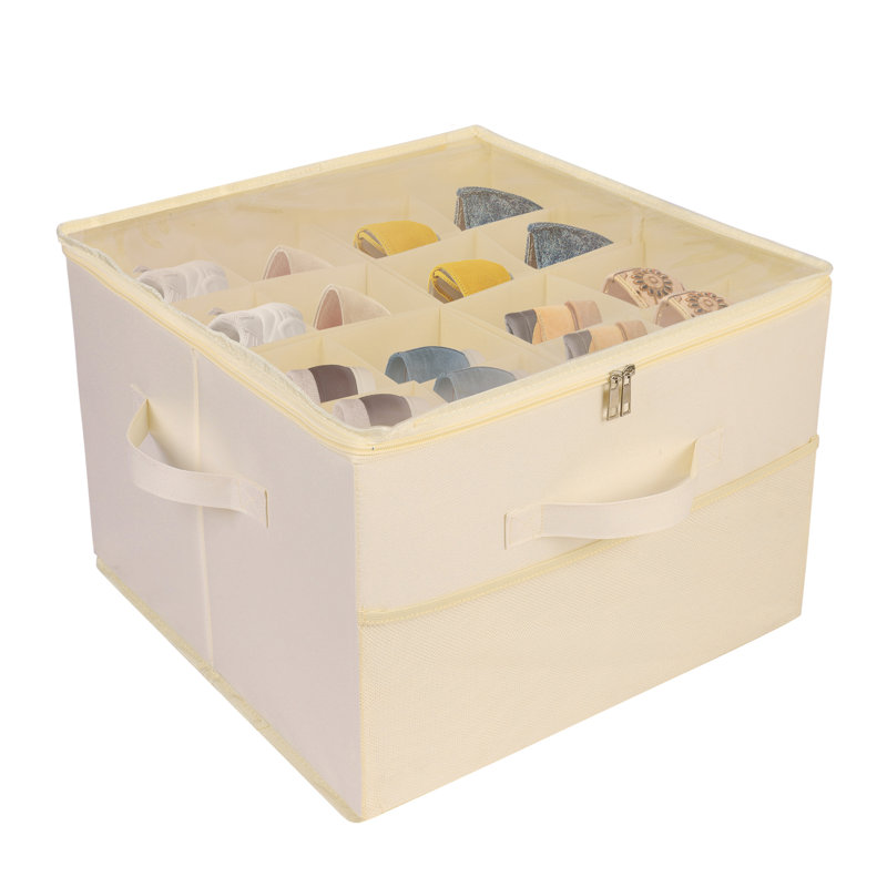 16 Pair Stackable Accent, Beige