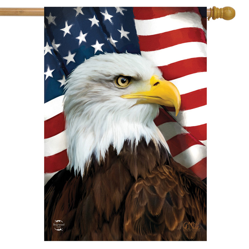 Drapeau de la maison patriotique American Eagle
