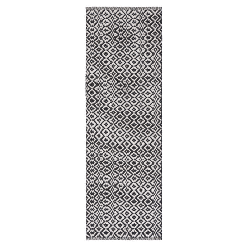 Whyte Hand Woven Cotton Ikat Rug, Runner 2'3" x 13'