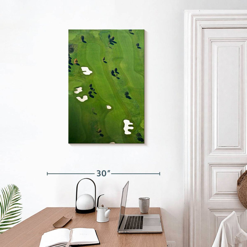 Sireci Golf Course From Above, 30" H x 20" W