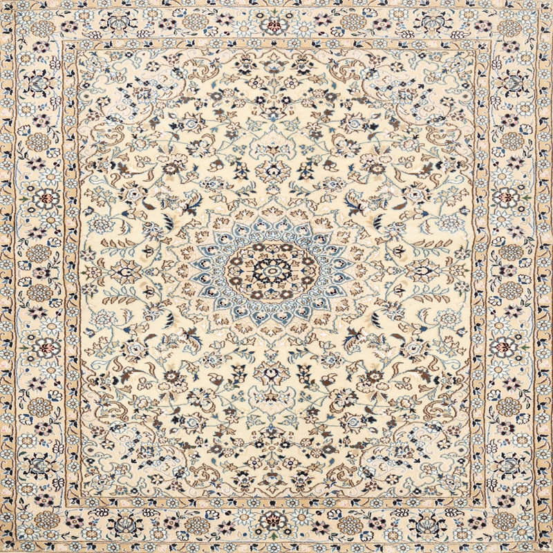 Oriental Indoor Rug, Square 3'