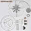 Crystal & Glass Pendant, Height-Adjustable, Sloped-Ceiling Ready-1903463625-1903463631-1903463627