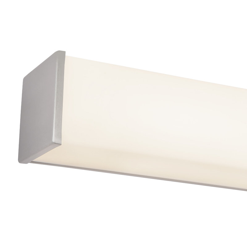 Vivi 24-in Black dimmable LED Wall Sconce, Nickel