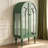 Modern Green Solid Wood Accent Cabinet