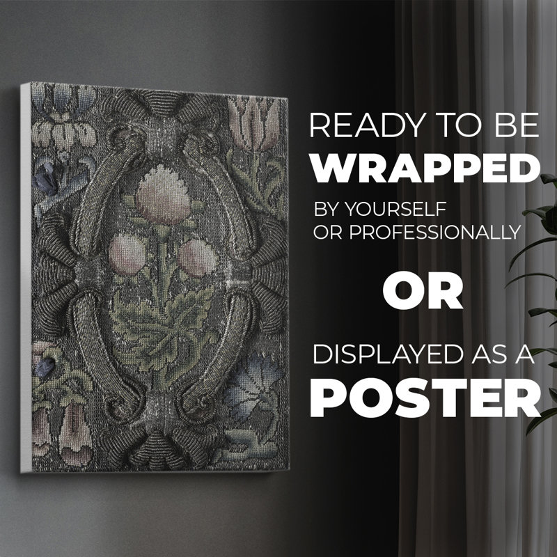 Vintage Abstract Print CXLVIII -Canvas Print Only - NOT FRAMED, 18" H x 12" W