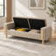 Banc de jour en chenille Greige