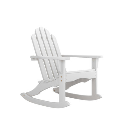Chaise berçante d'extérieur en bois Amish Adirondack