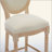 Solid Wood Bar Stools Set Of 2, Classic French Country Wooden Barstools With Upholstered Seating