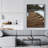 Lake, Dock and Boat - Bedroom Trees Framed Canvas Decor