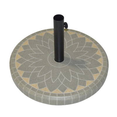 Base de parasol autoportante Edgerton Fiberstone