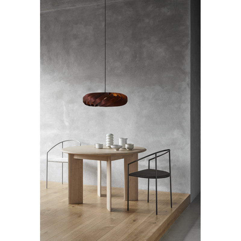 TR5 Pendant, Brown, 7.87" H x 23.62" W x 23.62" D