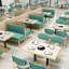 Banc rembourré en similicuir Light Luxury-101750428