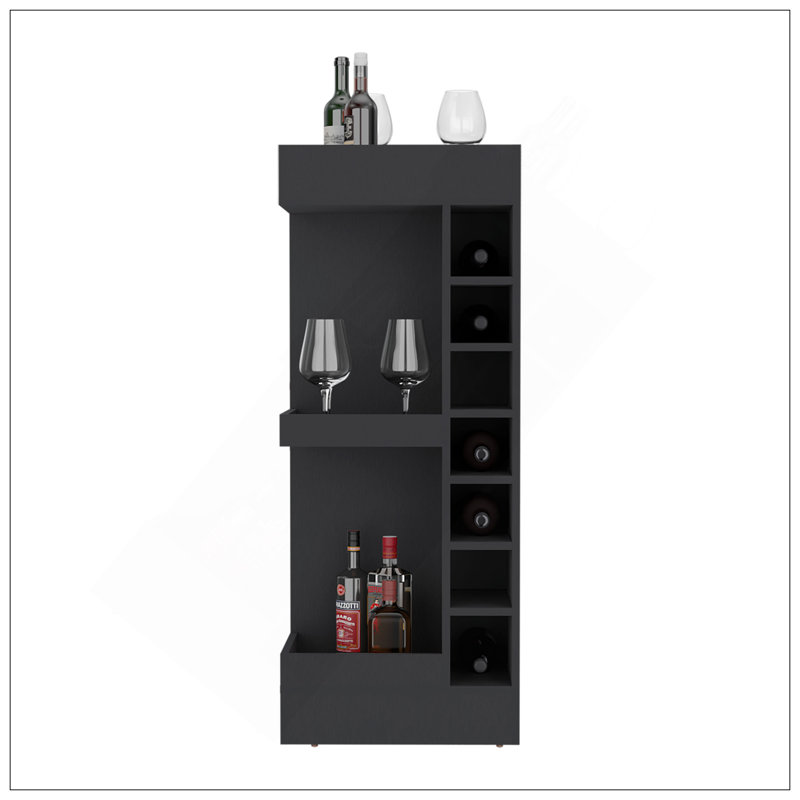 Bar, 16 tablettes, Noir