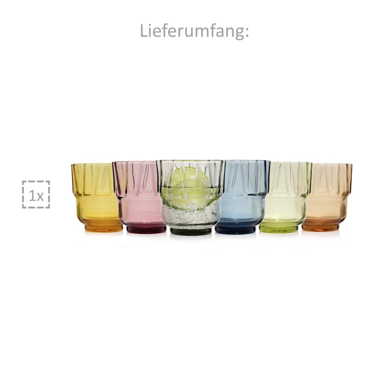 Emison 220ml Drinking Glass Set