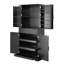 Garde-manger cannelé 72 po avec 3 tiroirs à clavier et 6 tablettes de porte réglables-518442806