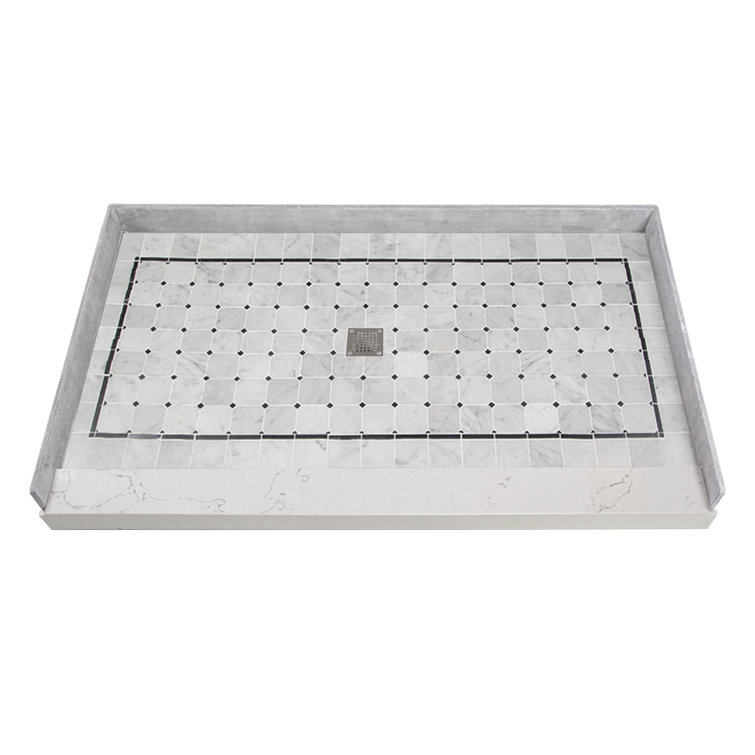 60'' W 36.25'' D Rectangular Single Shower Base