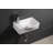 Elanti 11.125'' White Ceramic Rectangular Bathroom Sink