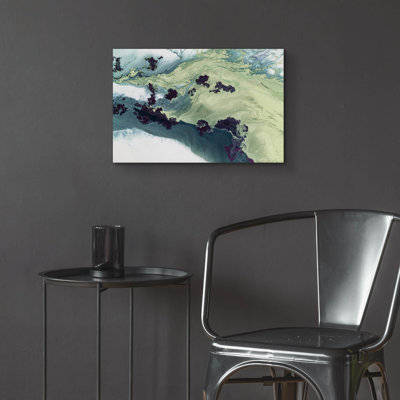  'Untuched Estuarys' by Petra Meikle de Vlas Acrylic Glass Wall Art, 24" x 16"