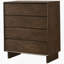 Commode 4 tiroirs brun chaud
