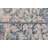 Handmade Vintage Turkish Door Mat in Blue Floral Design for Elegant Rustic Decor