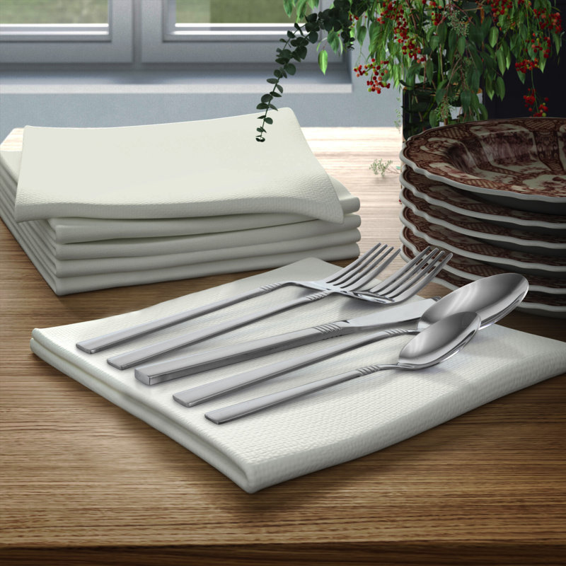 Mega Chef CRAVAT Stainless Steel Flatware Set - Service for 4