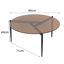 Jaquia Three Leg Coffee Table-1222755058