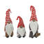 Ensemble de 3 piquets de Noël en métal