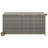 Latitude Run® Garden Storage Box Black 51.2"X25.6"X45.3" Poly Rattan-72250852