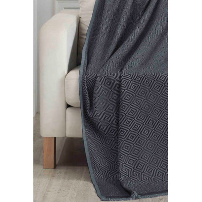 Housse de canapé noire élégante, 68 x 91 | 65% coton et 35% polyester, lavable en machine à 30-40 ° C | Doux et durable, 236 g / m² | Parfait pour protéger les meubles et rehausser la décoration intérieure, le design élégant et fonctionnel