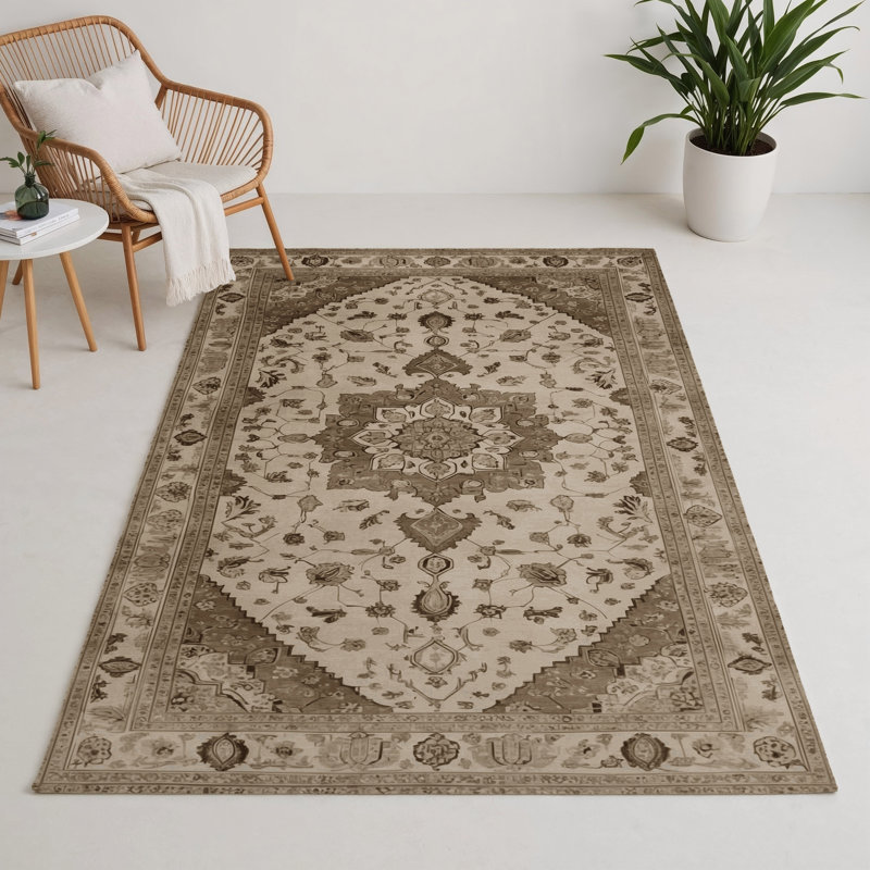 Tapis intérieur et extérieur Tabriz, Rectangulaire 3 pi x 5 pi