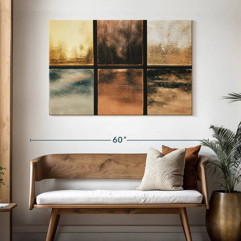 Avery Abstract Metallics, 32" H x 48" W