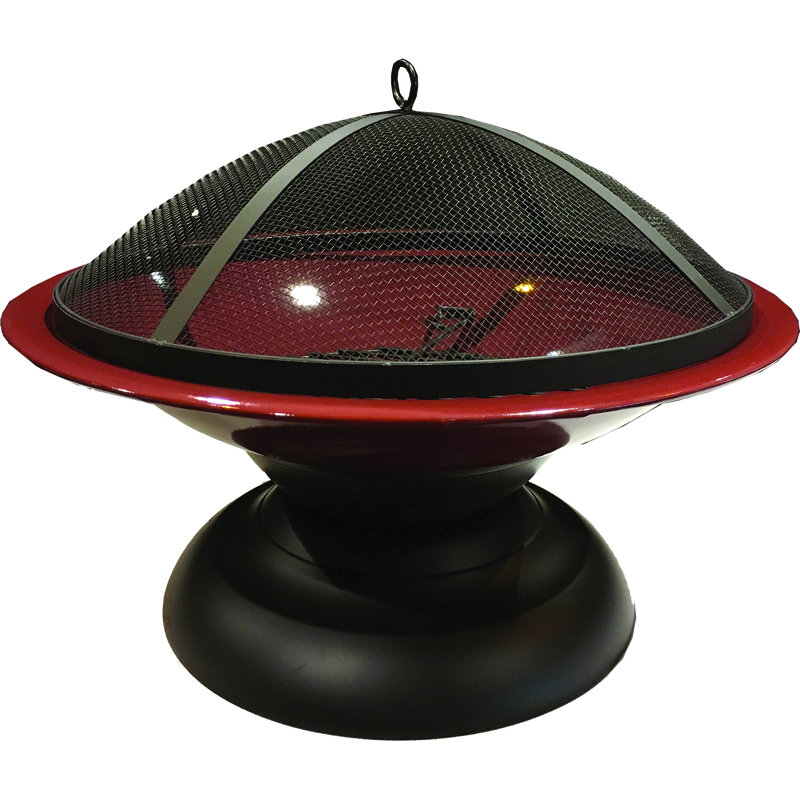 Falstaff Round Steel Wood Burning Smokeless Fire Pit