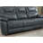 Jepum 86.6" Top-Grain Genuine Leather Manual Reclining Sofa, 3-Seater Spacious Recliner Couch-1441828354