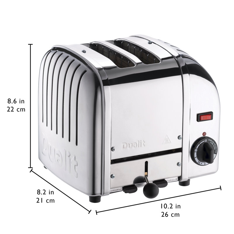 Dualit Vario 2 Slice Classic Toaster, Stainless Steel