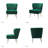 Euclid Modern 2-Piece Desk Office Chair Set-115234720