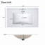 Meuble-lavabo de salle de bain avec lavabo en céramique, 2 tiroirs-132707635