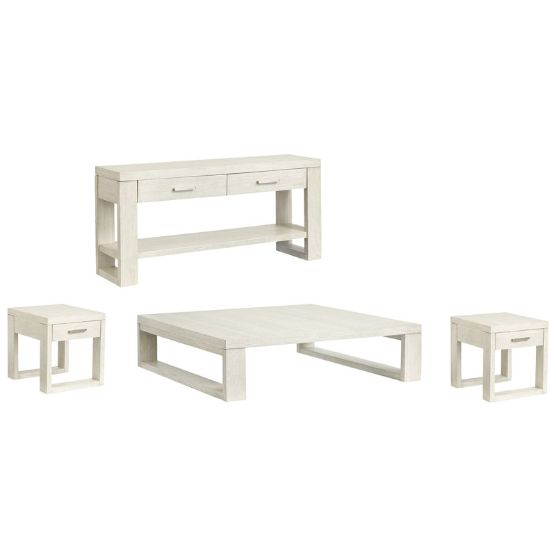 Otwin Square Cocktail Table With 2 End Table And Sofa Table