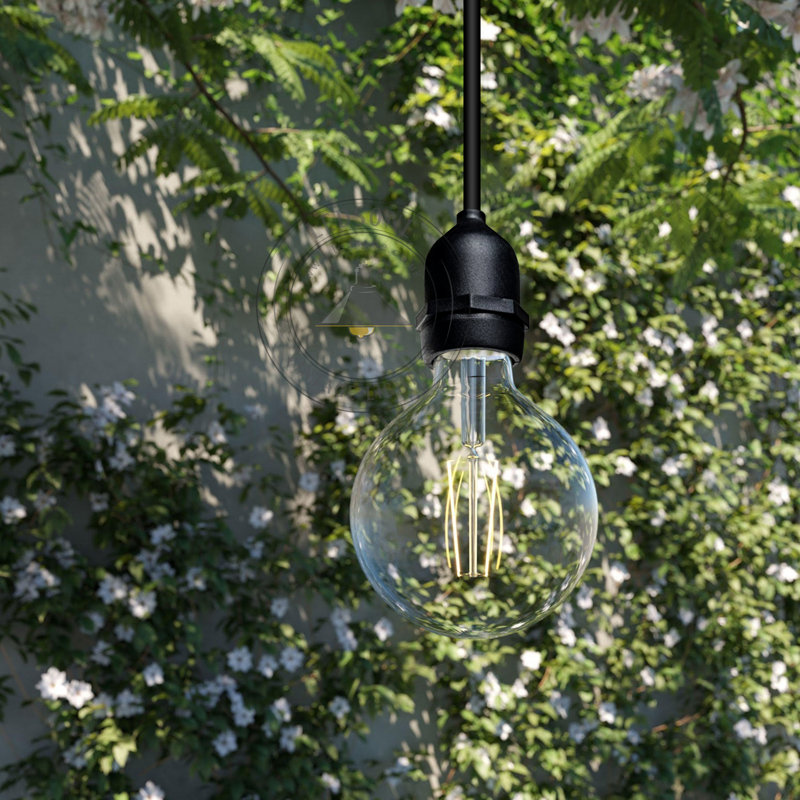 Asami 2 - Light Black Single Pendant, No