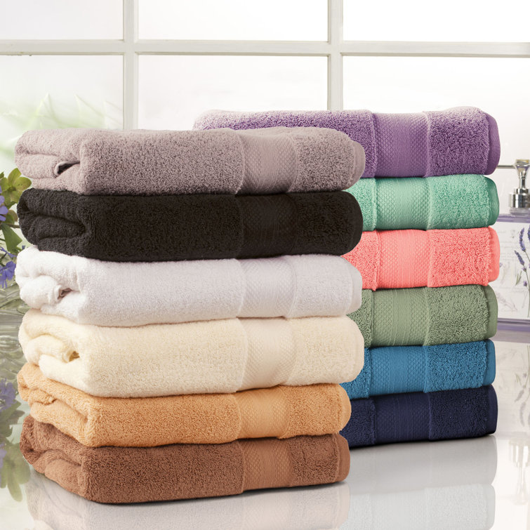 Madison Park Signature - 800GSM 100% Cotton 8 Piece Towel Set - Dusty Green