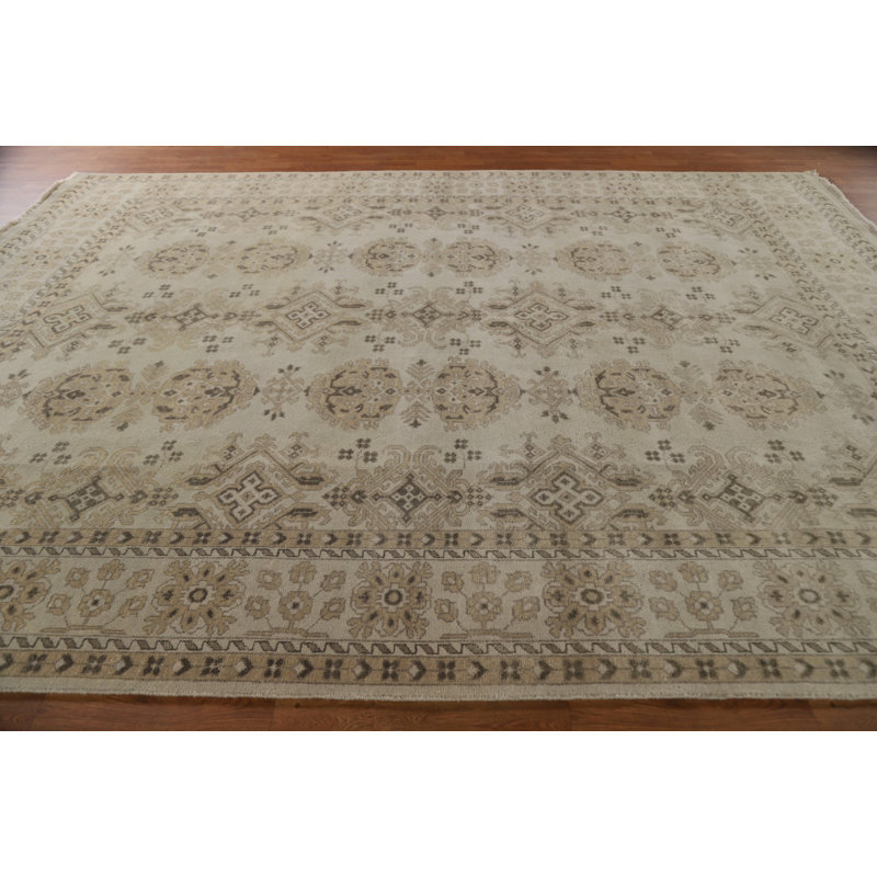 Tapis oriental fait à la main Oushak 9 x 12
